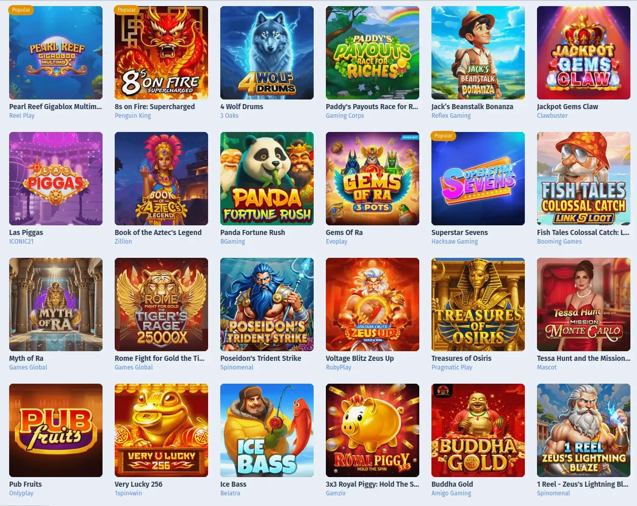 Intense Casino piattaforma di gioco online Italia