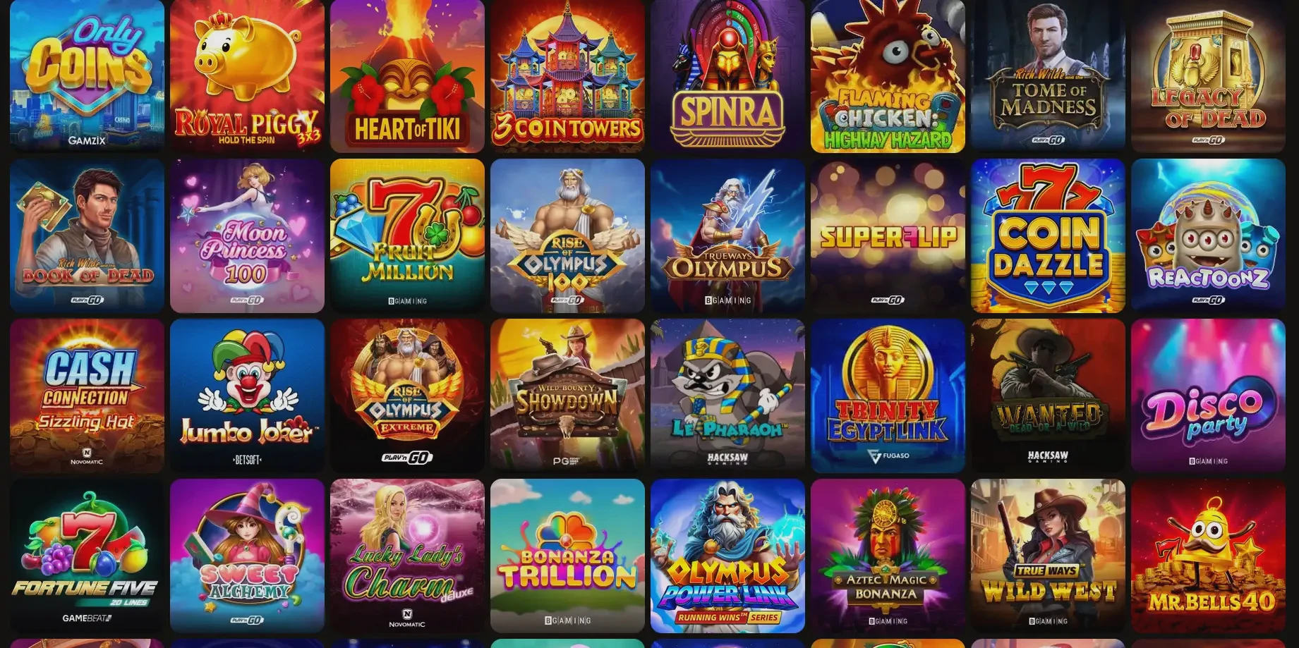 Offerte e bonus disponibili su Intense Casino